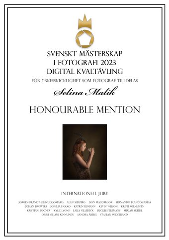 Honourable metion - digital kvaltävling 2023 i SM i fotografi. Selina Malik.